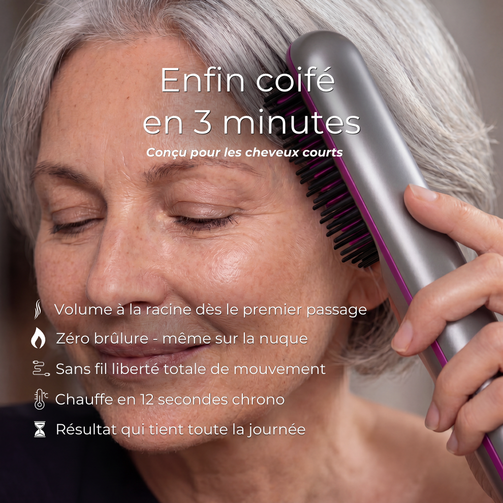 Brosse PRO+ pour cheveux court