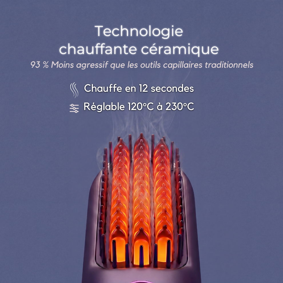 Brosse PRO+ pour cheveux court