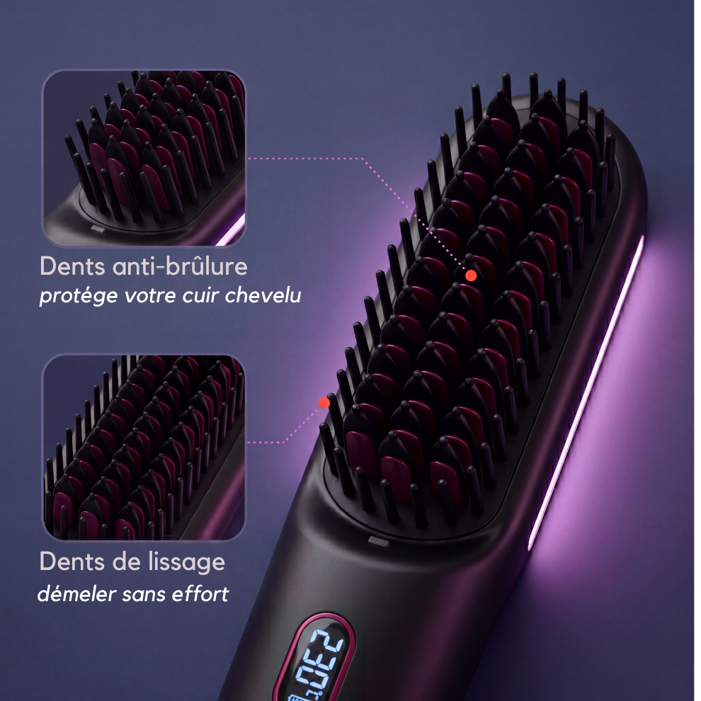 Brosse PRO+ pour cheveux court